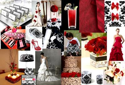Cheap Black  White Wedding Decorations on Mrssmith09 S Red Wedding