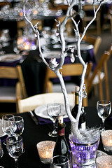 Cheap Flower Pots on Cheap Winter Wedding Reception Centerpieces