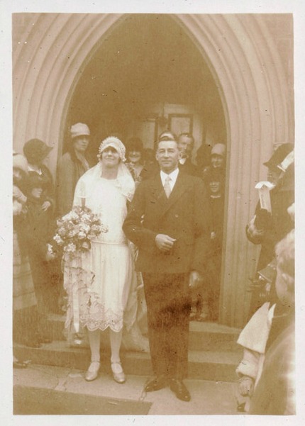 1920 wedding photo