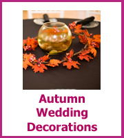 autumn wedding decorations