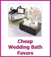 cheap wedding bath favors