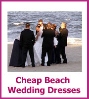 cheap beach wedding dresses