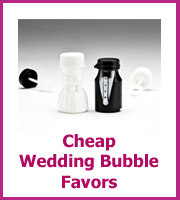 cheap wedding bubble favors