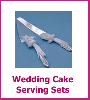 cheap wedding cake serving sets
