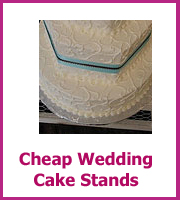 cheap wedding cake stands