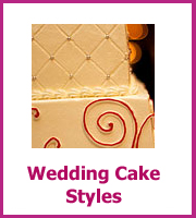 inexpensive wedding cake styles