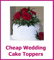 cheap wedding cake toppers