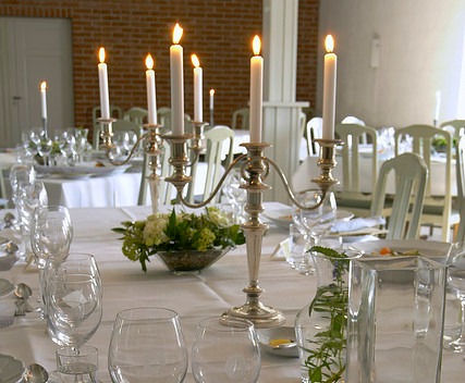 candelabra wedding centerpiece