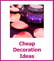 cheap edding reception decoration ideas