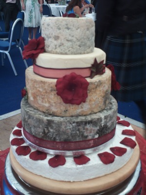 cheese wedding cake