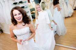 shopping for a cheap wedding dress