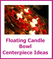 floating candle centerpiece