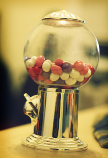 pink gumball centerpiece