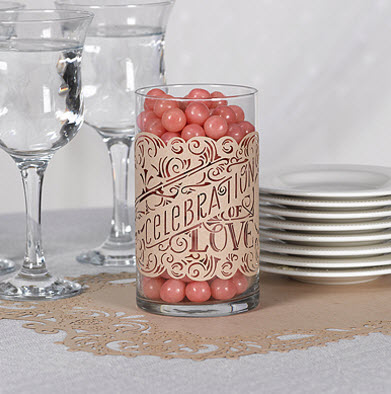 cheap wedding table decoration