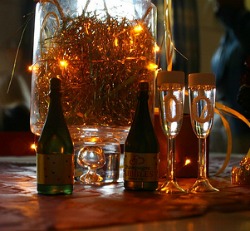 light wedding centerpiece