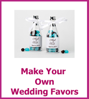 make your own wedding favors