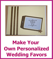 how to make cheap personalized wedding favors