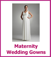 maternity wedding gown