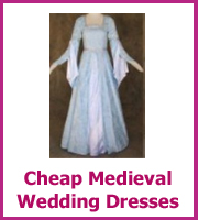 cheap medieval wedding dresses