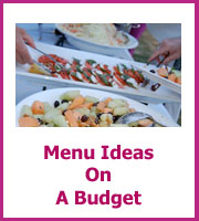 wedding menu ideas on a budget