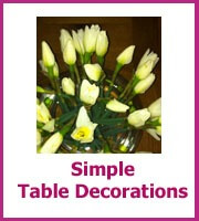 simple table decorations