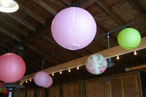 paper lanterns