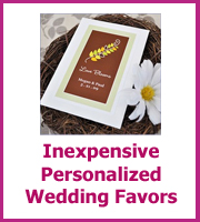 cheap personalized wedding favors
