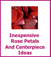 inexpensive wedding rose petals 