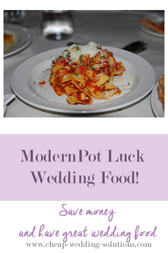 pot luck wedding food