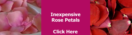 inexpensive rose petals