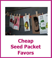 cheap seed packet wedding favors