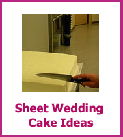 cheap sheet wedding cake ideas