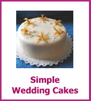 simple wedding cakes