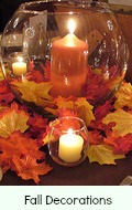 fall wedding table decorations