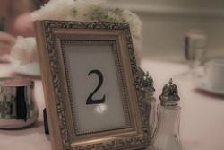 table numbers