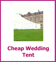 cheap wedding tent