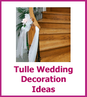 tulle wedding decorations