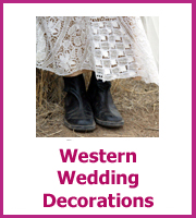 western wedding decorations