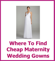 where to find cheap maternity wedding dresses