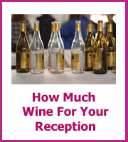 how much wine for your wedding reception