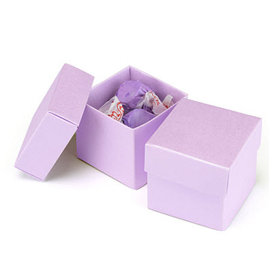 cheap ice purple favor boxes