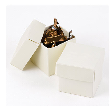 cheap white favor boxes