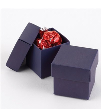 navy favor boxes