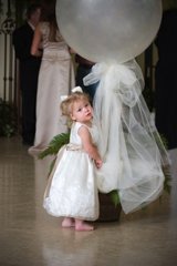 white round wedding balloon 