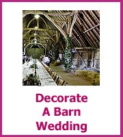 how to decorate a barn wedding