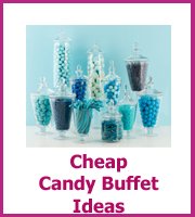 cheap candy buffet ideas