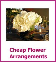 cheap wedding flower arrangements