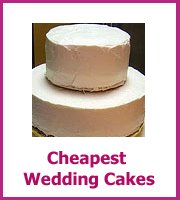 cheapest wedding cakes