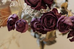 dried wedding flowers