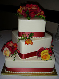 fall wedding cake